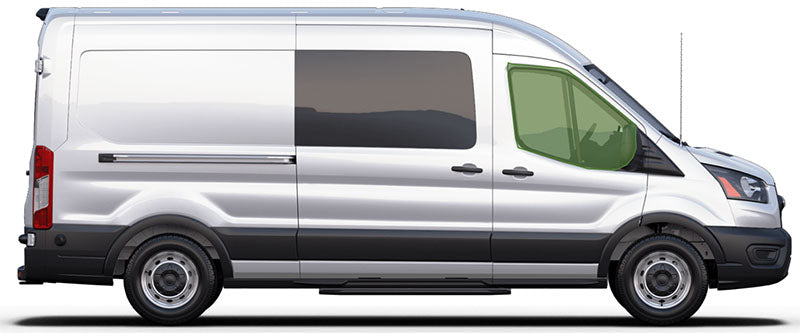 2015 to 2022 Ford Transit Window Blackout Shade Privacy Window Cover Front Driver and Passenger magnet