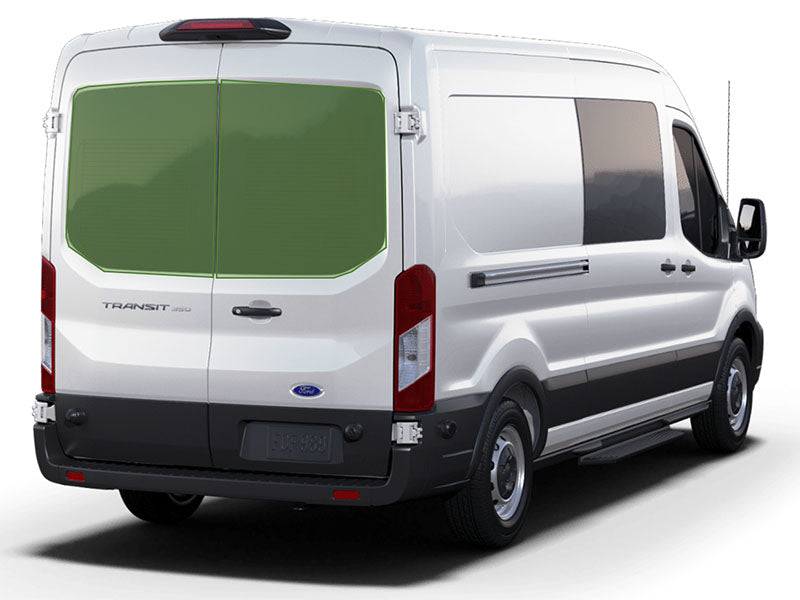 2015 to 2022 Ford Transit Window Blackout Shade Privacy Window Cover Rear Cargo doors magnet