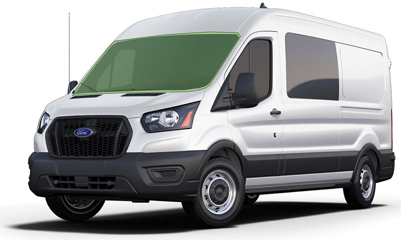 2015 to 2022 Ford Transit Window Blackout Shade Privacy Window Cover Crew cargo van windshield oversized for perfect fit