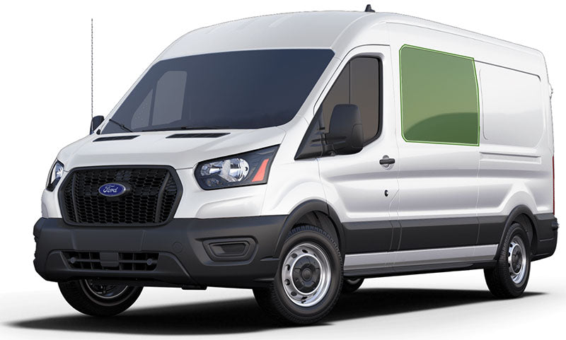 2015 to 2022 Ford Transit Window Blackout Shade Privacy Window Cover Crew van with window lining secure fit