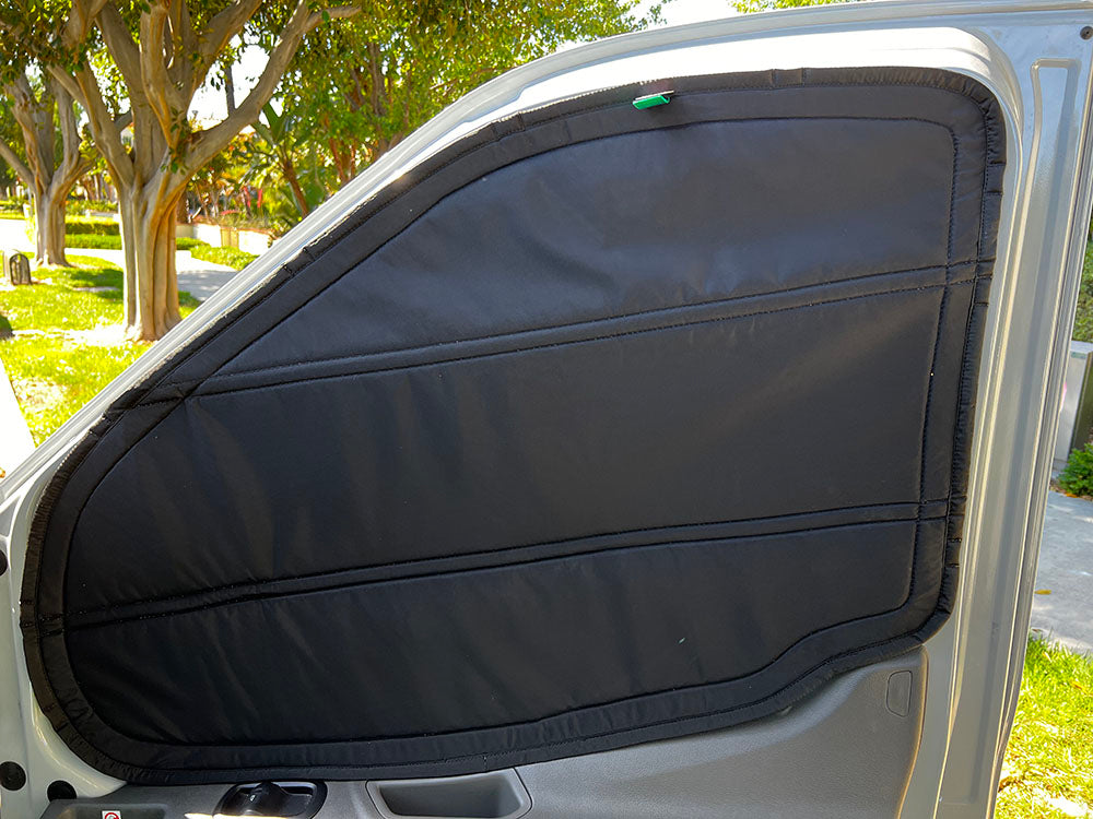2015 to 2022 Ford Transit Window Blackout Shade Privacy Window Cover Front Driver and Passenger magnet